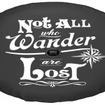 Not All Who Wander Are Lost Jeep Tire Cover: Protect Your Spare Tire in Style