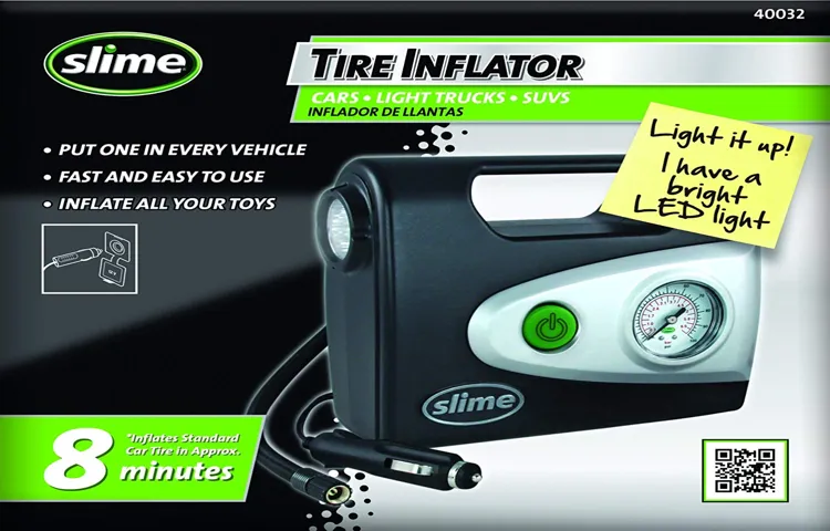 slime tire inflator how to use