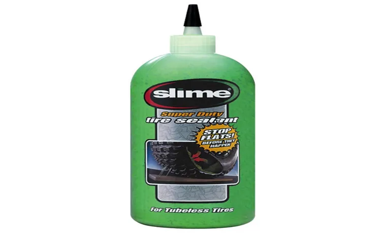 Slime Tire Sealant: How Much to Use for Optimum Performance?