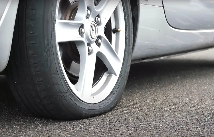 tire loses air when parked