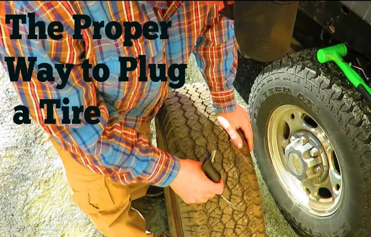 what can i use to plug a tire