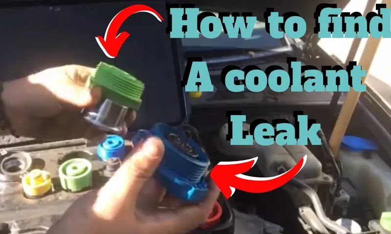 what does a coolant leak look like