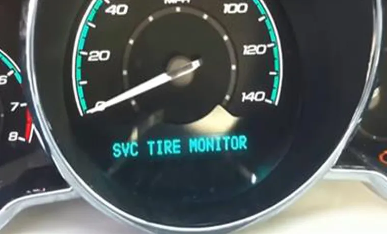 what does svc tire monitor mean