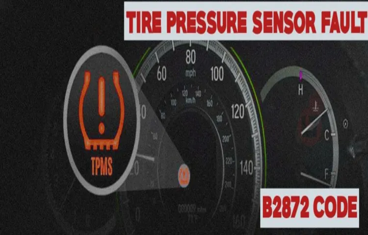 what does tire pressure sensor fault