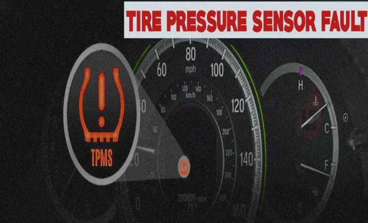 what does tire sensor fault mean