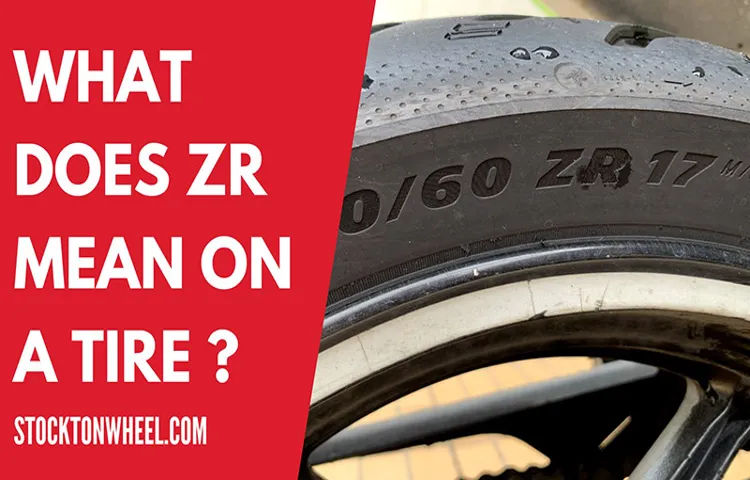 what does zr mean in tire size