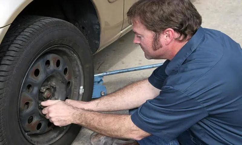 what holds the tire on a car