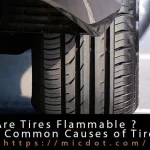 What is a common cause of tire fires and how to prevent them?