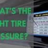 What is Recommended Tire Pressure for 51 Max PSI? A Comprehensive Guide