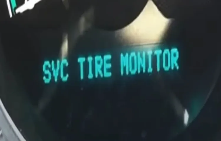 what is svc tire monitor