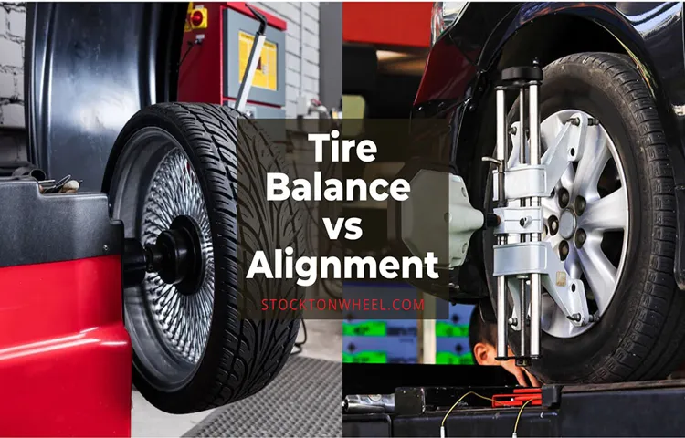 what is the difference between tire balance and alignment