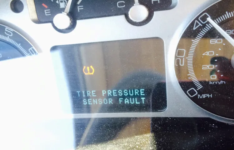 What is the Tire Pressure Sensor Fault and How to Troubleshoot It?