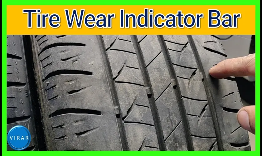 What is the wear bar on a tire and how to check its condition?