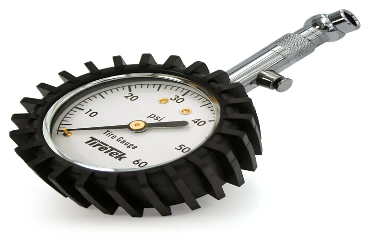 what kind of gauge would tell you the pressure of air in your bike tire