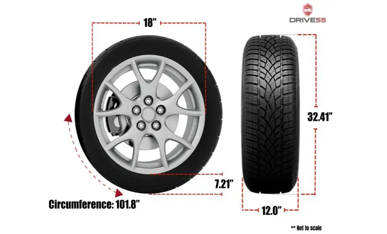 what size is a 305 tire in inches