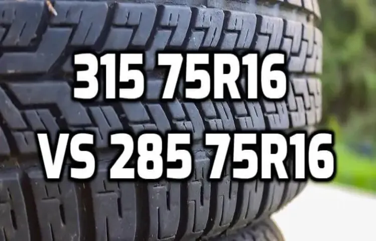 What Size Tire is a 315 75r16? A Comprehensive Guide to Tire Sizes