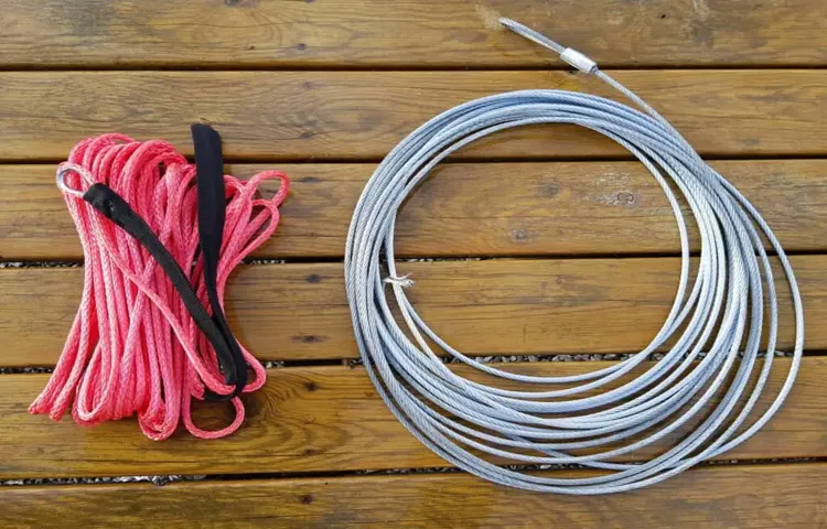 what size winch cable for atv