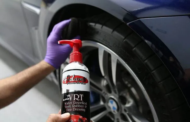 what tire shine do dealers use