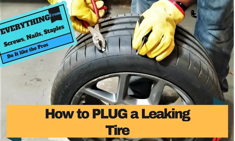 what to do if a tire plug is leaking