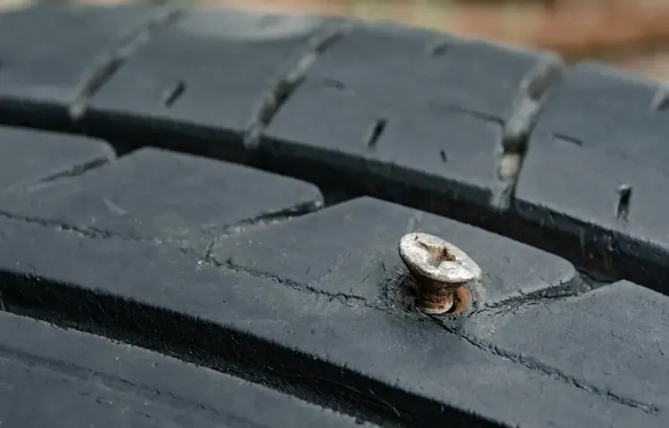 what to do if you have a screw in your tire