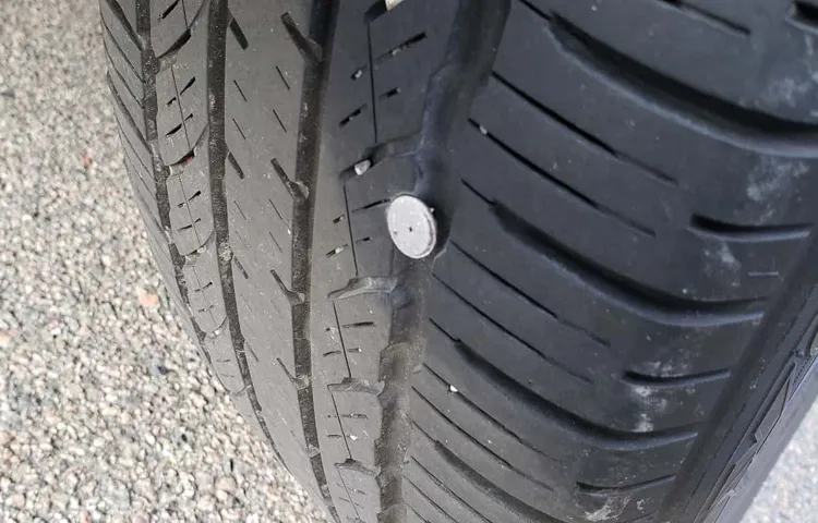 when can a nail hole be repaired in the shoulder of the tire