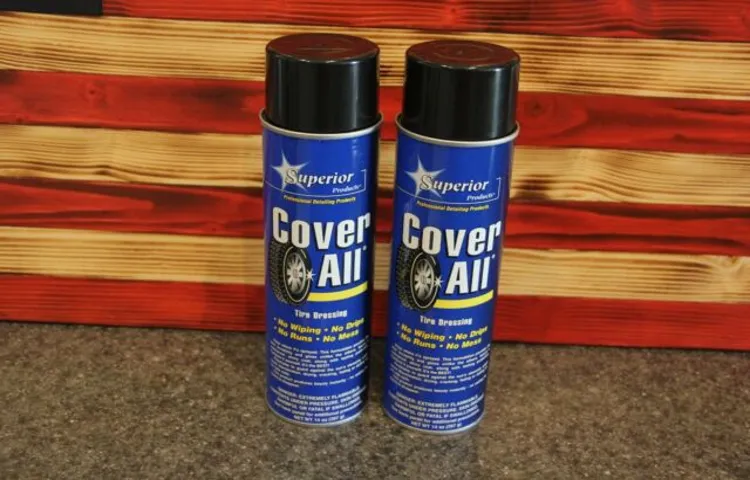 Where Can I Buy Cover All Tire Shine? Find the Best Deals Here!