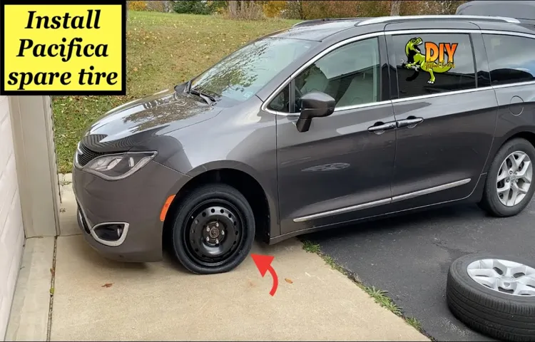 where is spare tire on chrysler pacifica