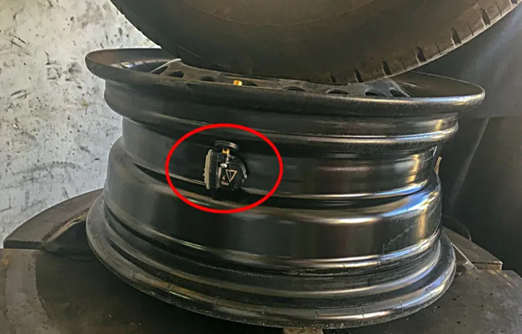 where is tire pressure sensor located