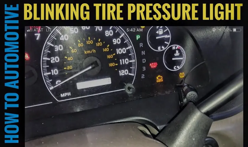 why is my low tire light flashing