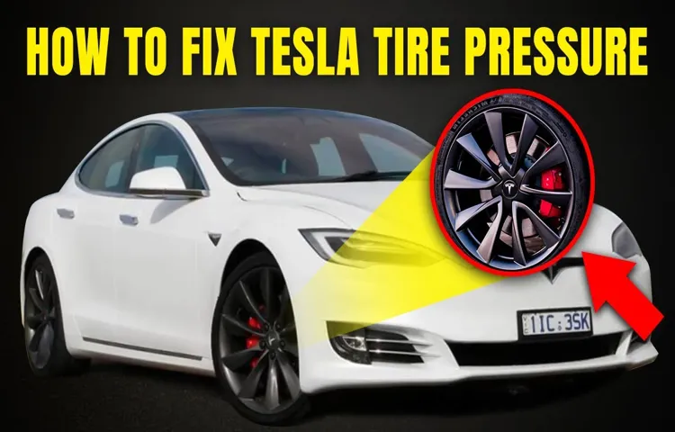 why tesla tire pressure so high