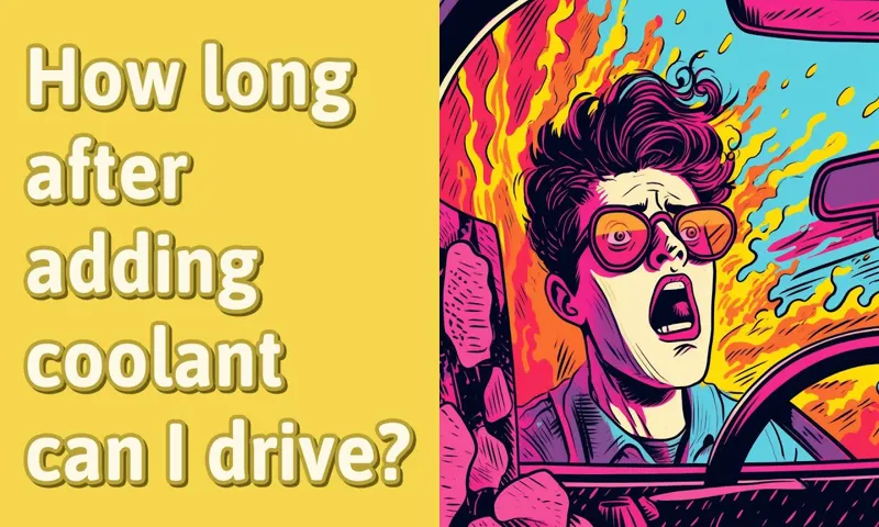 How Long After Adding Coolant Can I Drive? Your Complete Guide