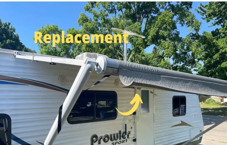 How to Replace 16 ft Green Awning Fabric in the RV: Step-by-Step Guide