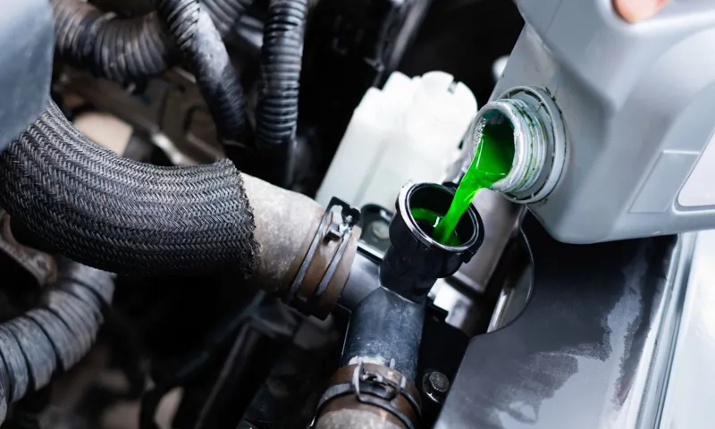 how to add coolant in car