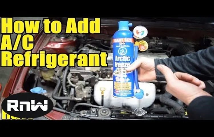 how to add coolant to ac unit