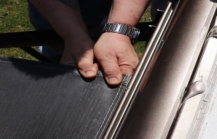 how to adjust rv awning arms