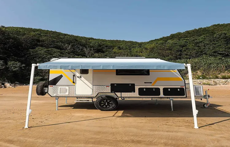 how to adjust rv awning for rain