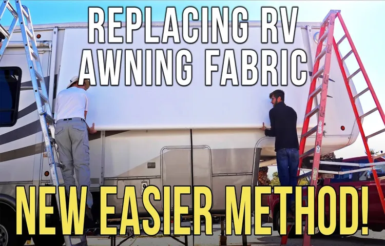 how to change a dometic rv awning