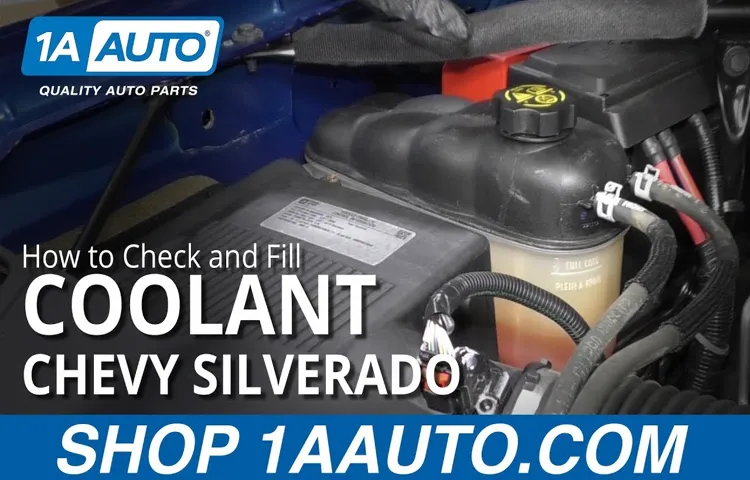 how to check coolant level in chevy silverado