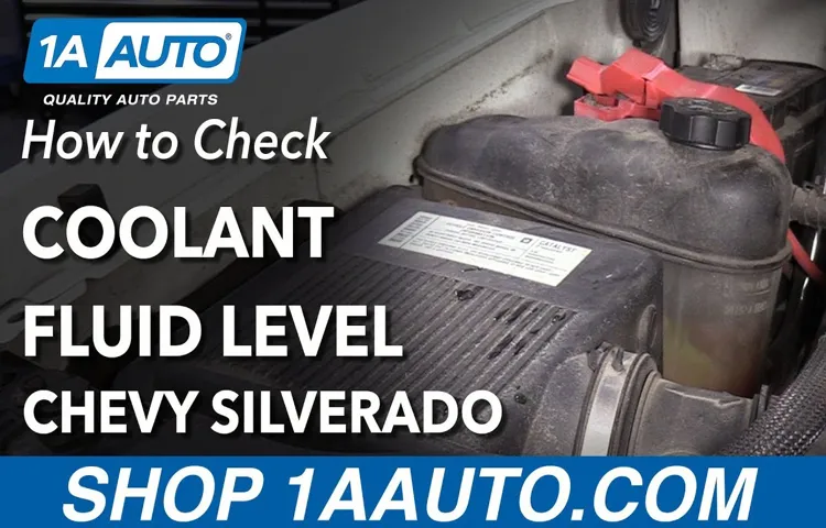 How to Check Coolant Level in Chevy Silverado: A Step-by-Step Guide