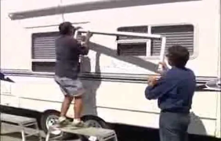 how to install an awning on an rv