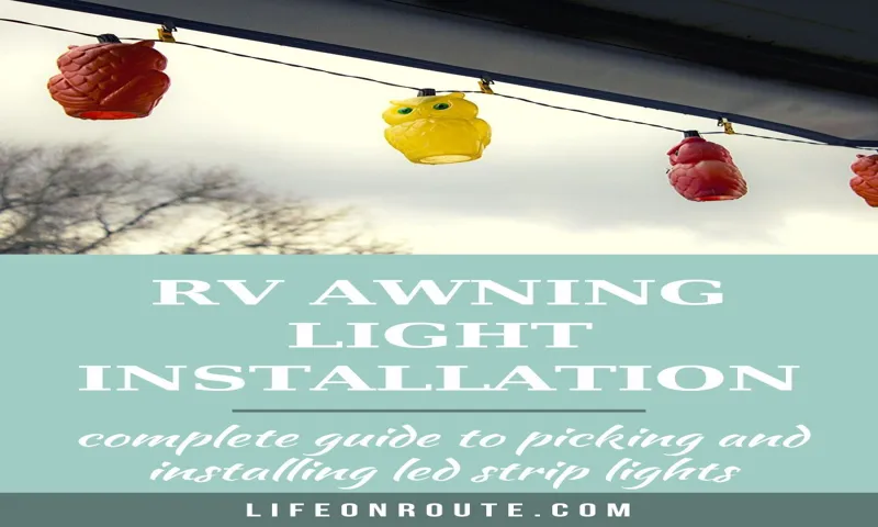 how to install rv awning lights