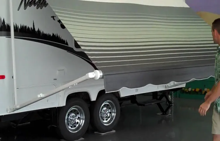 how to manually roll up rv awning