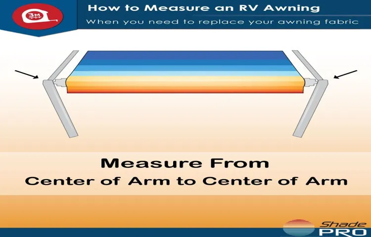 how to measure rv awning arms