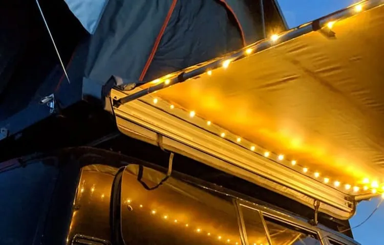 How to Put Lights on High RV Awning: Step by Step Guide