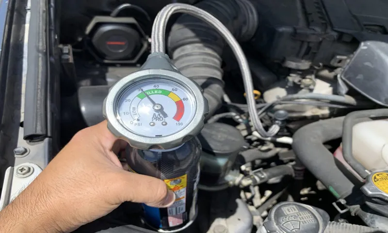 how to refill ac coolant in car