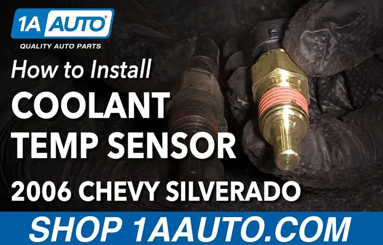 how to remove coolant temp sensor