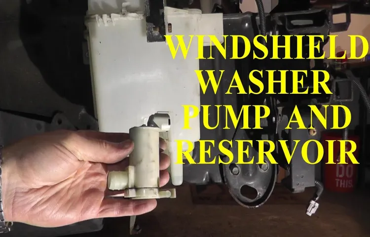 How to Repair a Windshield Washer Reservoir: Quick and Easy Guide