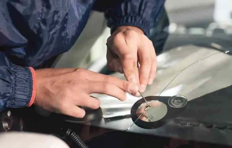 how to repair cracked windshield from inside