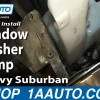 How to Repair the Windshield Washer Pump on a 2000 Chevy Silverado 2500 Truck: Complete Guide