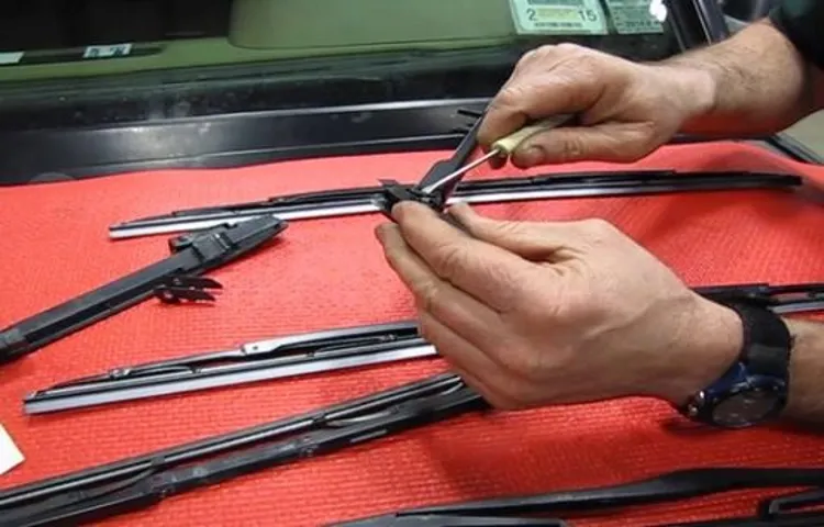 how to repair windshield wiper direction